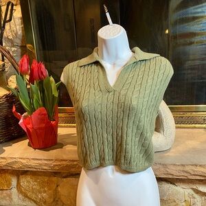Cable Knit Women's Sweater Vest NWOT